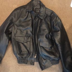 Ultra One Platinum Leather Jacket